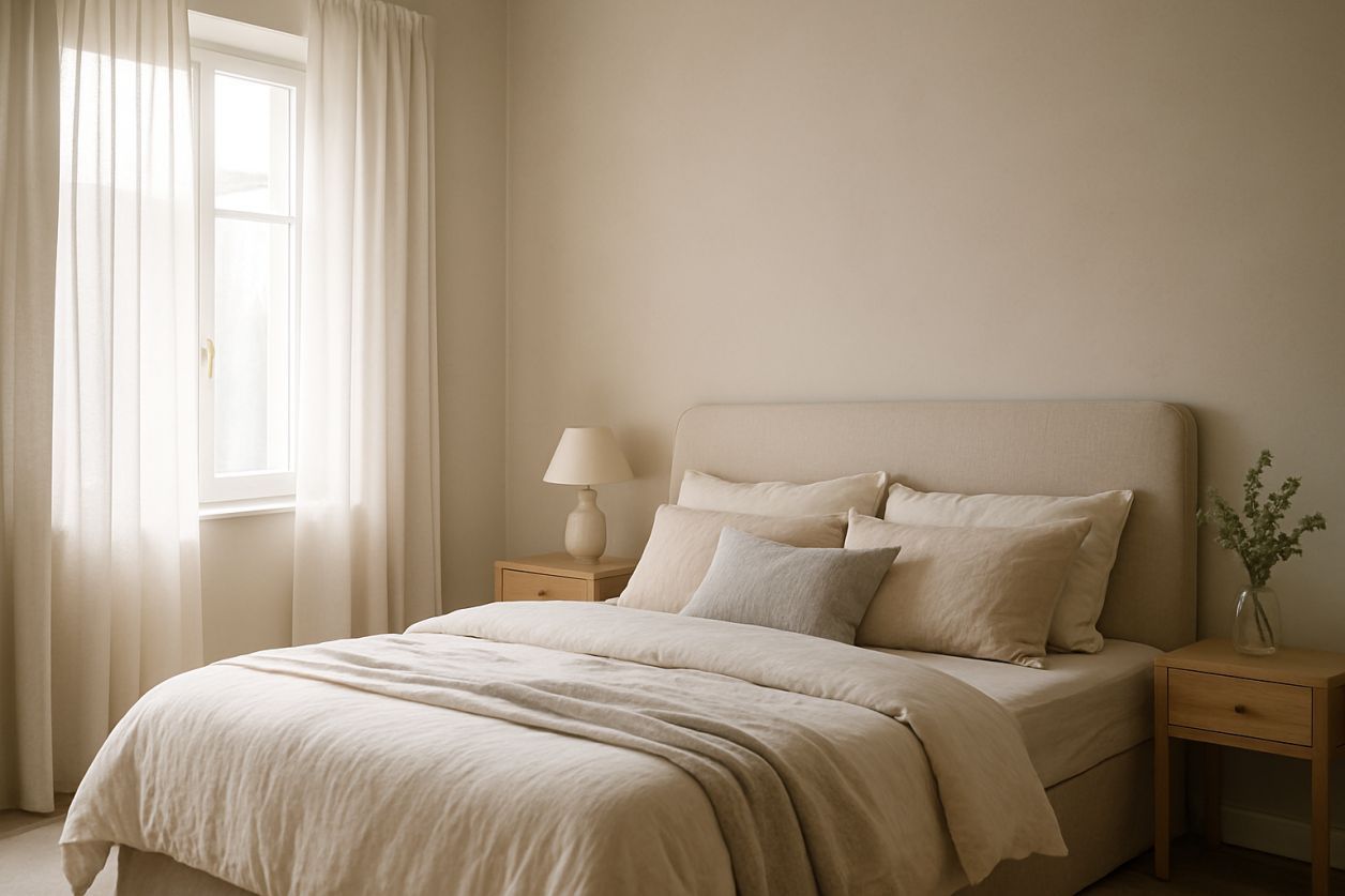 Couleurs apaisantes pour chambre adulte