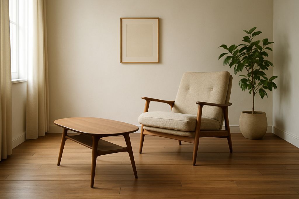 Déco minimaliste : touche vintage unique