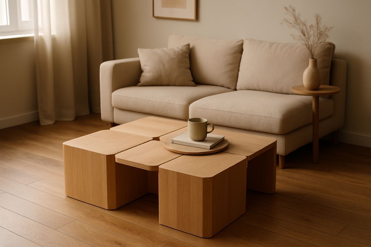 Table basse modulable : le bon choix petit salon