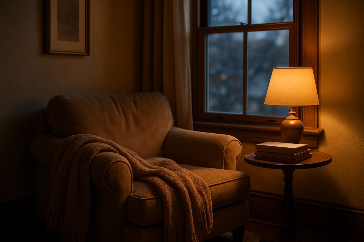 Un coin lecture cosy même sans espace