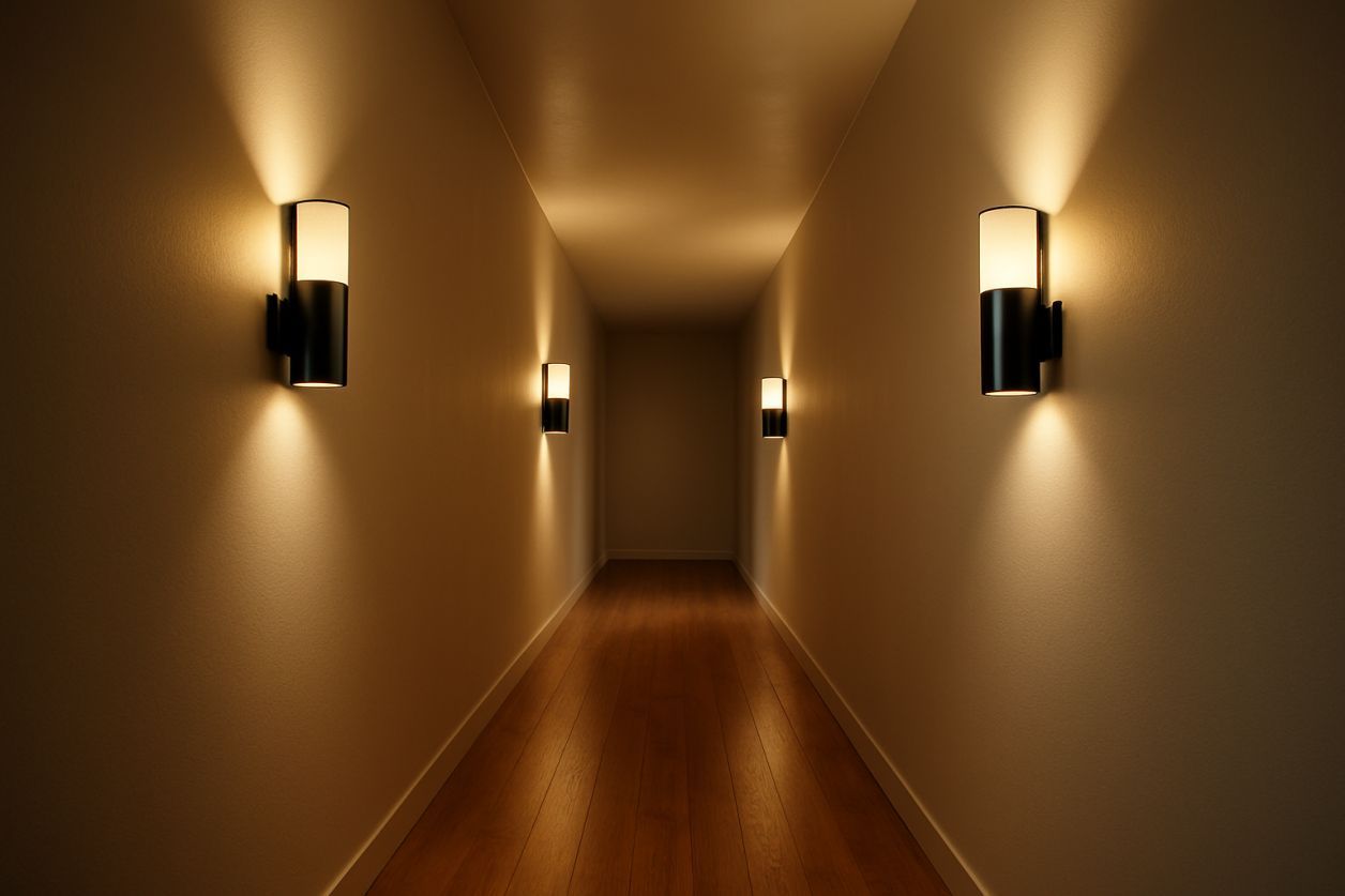 Luminaires malins pour couloir étroit