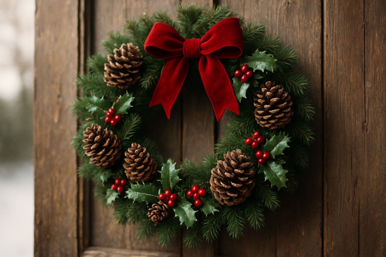 Couronne de Noël DIY facile et magique