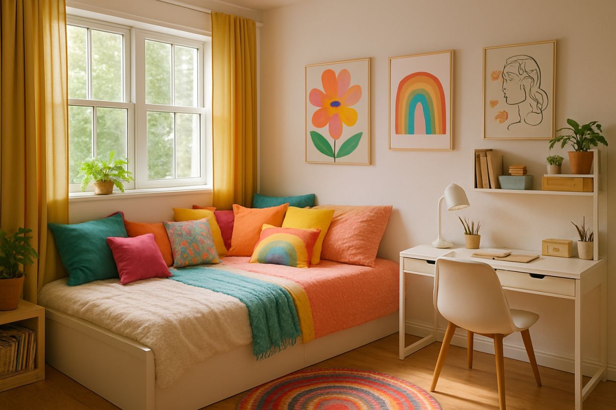 Idées déco stylées pour chambre ado fille