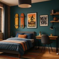 Idées déco cool pour chambre ado garçon