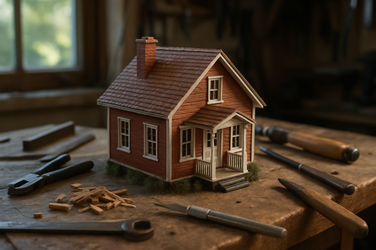 Fabrique ta maison miniature facilement