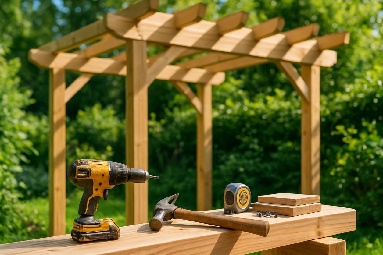 Construire sa pergola DIY facilement